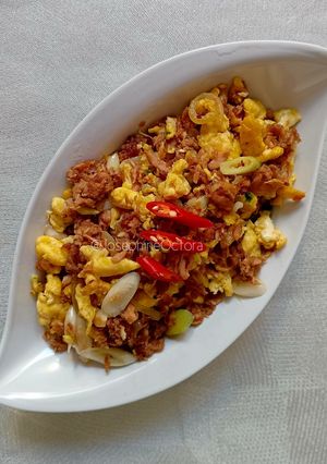 Foto resep Tumis Tuna dan Telur Simple