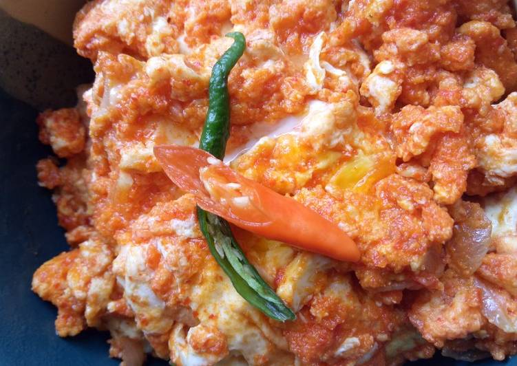 Resep Telur balado mata sapi, Enak