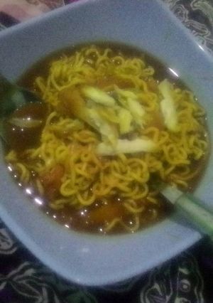 Foto resep Mie kuah mantap bumbu sederhana no msg