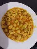 Pasta tiburón estofada