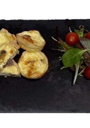 Une photo de Quiche viande haché