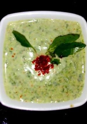 A picture of Bathue ka raita.
