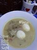 Opor Telur & Daging Sapi