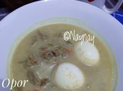 Gambar opor daging telur