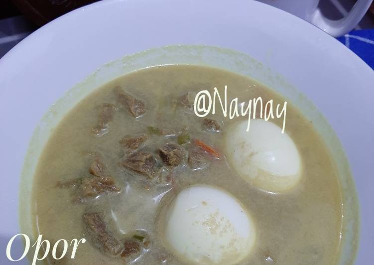 Mudah Cepat Memasak Opor Telur &amp;amp; Daging Sapi Ala Warung