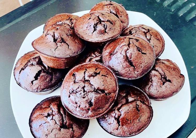 Recette Délicieuse Muffins Healthy Chocolat 0 % culpabilité 100% plaisir
