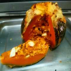 Una foto de Auyama rellena