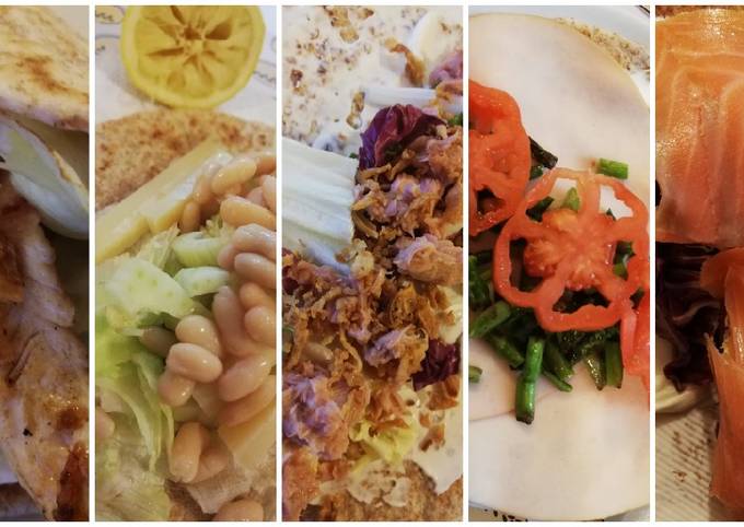5 idee per piadine integrali per un pranzo light! 🌯