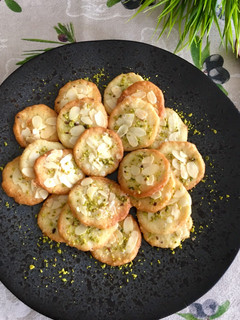 Foto resep Cookies Almond Pistachio Crispy