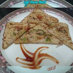 A picture of Suji Tawa Toast.
