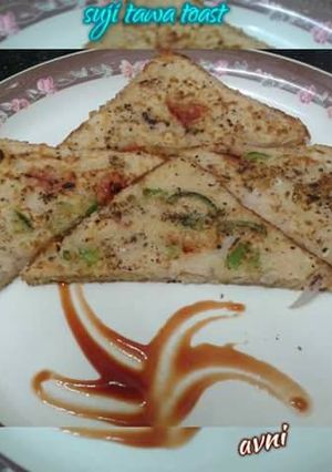 A picture of Suji Tawa Toast.