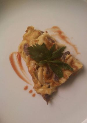 Foto resep Omelette Makaroni