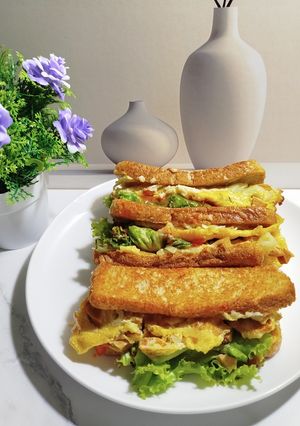 Foto resep Roti John Kreasi Roti Tawar