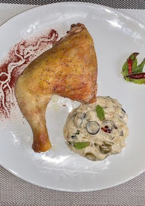 Une photo de Poulet à la menthe