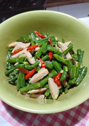 Foto resep Tumis kacang panjang