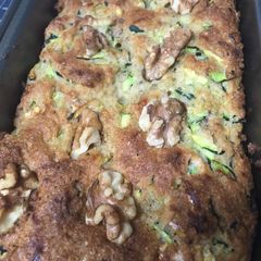 A picture of Keto Friendly Zucchini Bread w Walnuts.