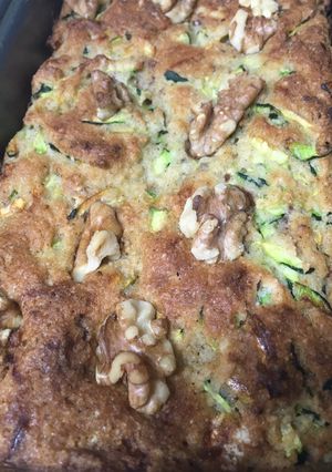 A picture of Keto Friendly Zucchini Bread w Walnuts.