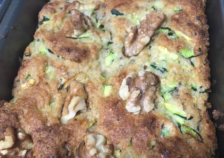 Keto Friendly Zucchini Bread w Walnuts