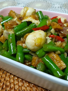 Foto resep Tumis Buncis Tempe Cah Telur Puyuh