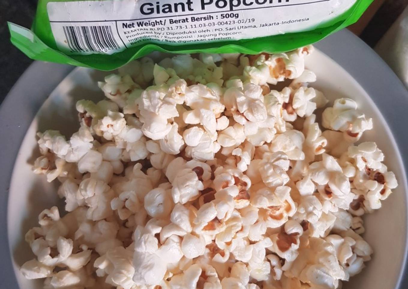 Popcorn asin ala XXI gurih enak