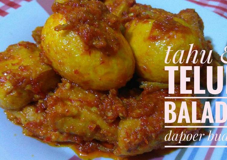Tahu telur balado