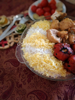 عکسی از دستور کباب تابه ای مرغ