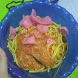 Mie caluk (mie lidi)