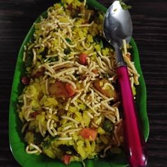 Veg Poha (Bateta Poha) A picture of Veg Poha (Bateta Poha).