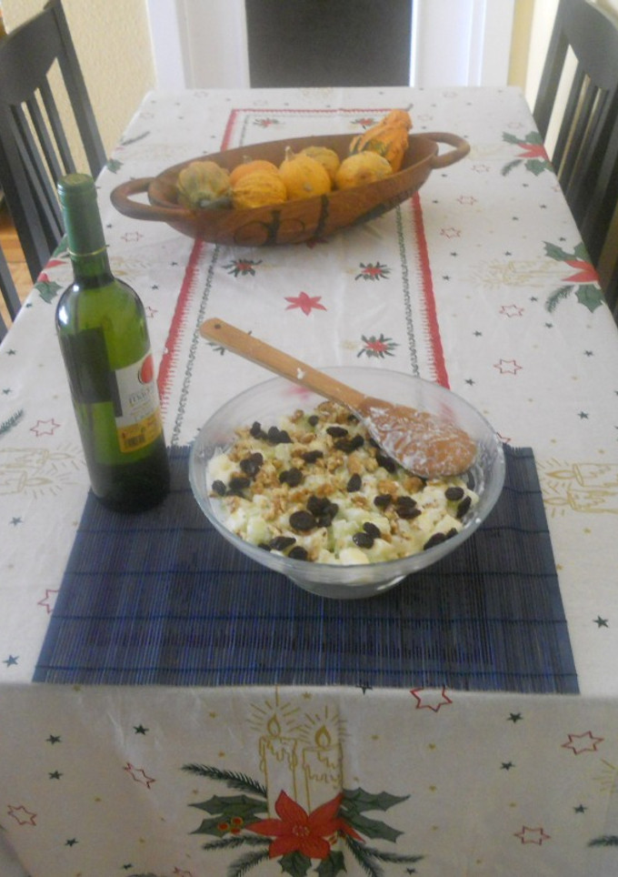 Una foto de Ensalada Waldorf