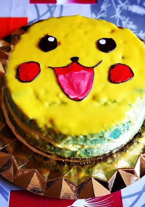 Una foto de Tarta Pikachu