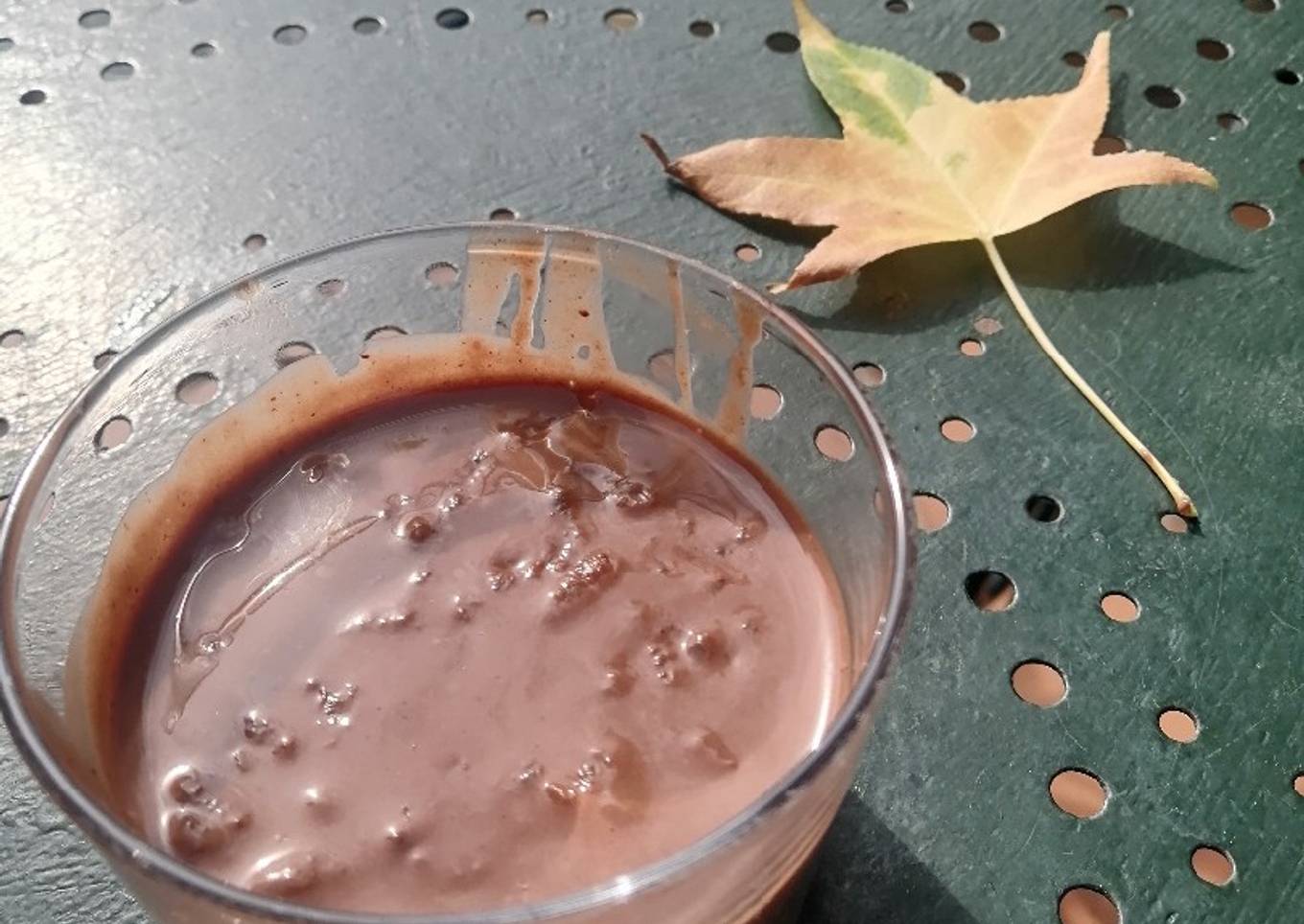 Arroz con leche de chocolate