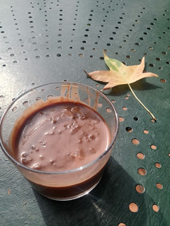 Una foto de Arroz con leche de chocolate