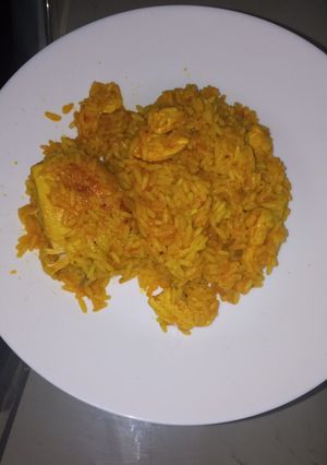 Una foto de Arroz con pollo
