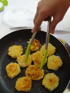 【展賦小廚】玉米起司可樂餅 的食譜成品照片