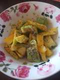 Ensalada de aguacate, chía y mango