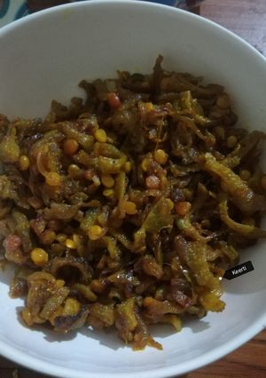करेला चना दाल(karela chana dal rcipe in hindi) रेसिपी मुख्य फोटो