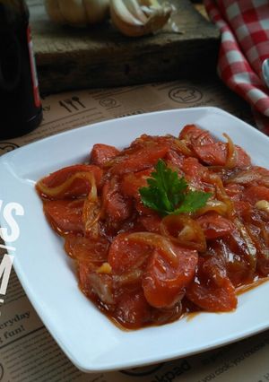 Foto resep Sosis asam manis (#Bandung_recookCiaFebri)