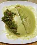 Fish Fillet in Cilantro Sauce