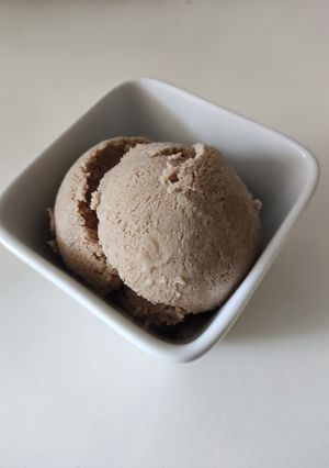 Una foto de Helado de cola de mono