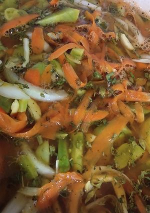 عکسی از دستور ترشی گوجه فرنگی نارس به روش پرستو🦩