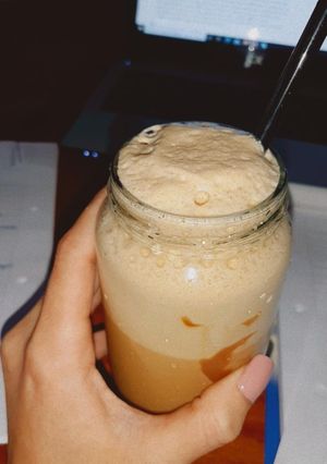 Una foto de Frappuccino de dulce de leche