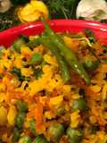 Carrot Peas Poha – Healthy Breakfast