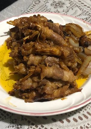 Foto resep Shortplate with enoki mushroom