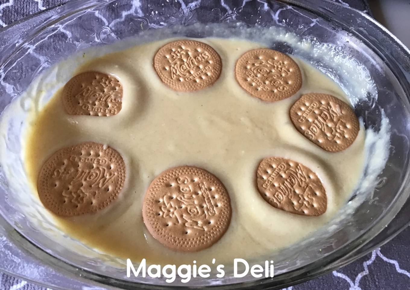 Flan de galleta en microondas