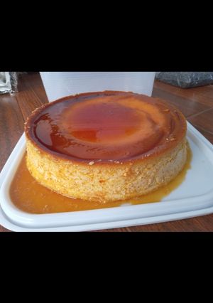 Una foto de Un quesito, flan napolitano