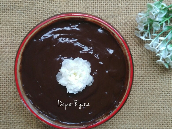 Standar Resep praktis membuat Glaze Coklat Homemade  spesial