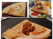 Una foto de masa de crepes muy fácil