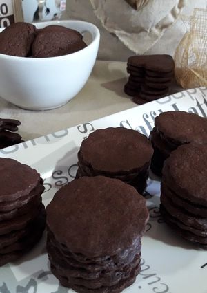 Foto principal de Galletas danesas de mantequilla y cacao