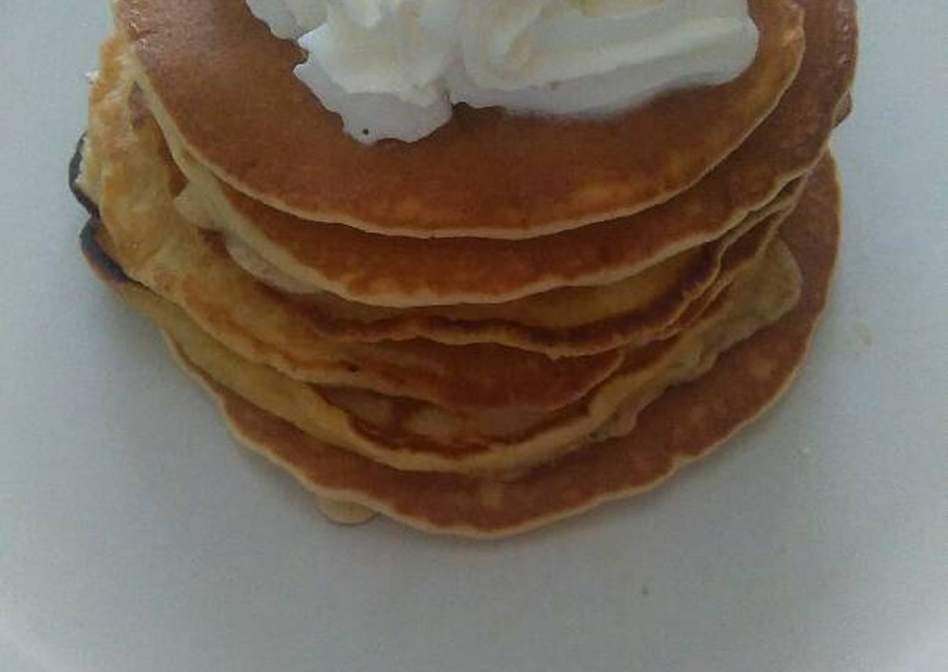 Tortitas americanas con nata