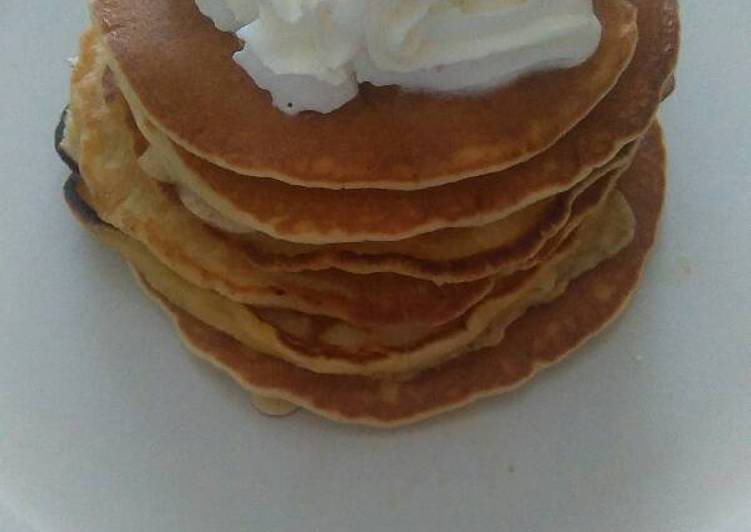 Tortitas americanas con nata